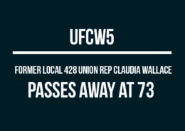 former union rep Claudia Wallace’s death announcement