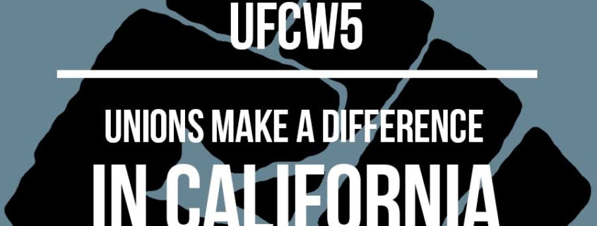 Unions make a difference in California banner
