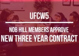NOB Hill Members approve new three-year contract banner