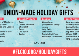 union-made holiday gifts