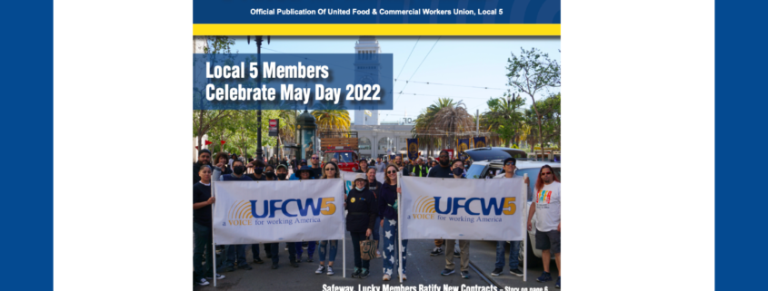 cover of a UFCW5 newsletter