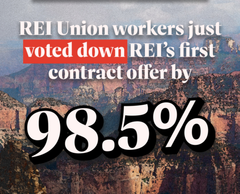 REI Co-op, UFCW and RWDSU Issue Joint Statement on Results of Contract Vote